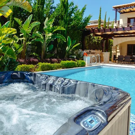 Villa Luxury Elite Aj05 Complete With A Private, Climate Controlled Pool And A Relaxing Outdoor Jacuzzi, Aphrodite Hills *