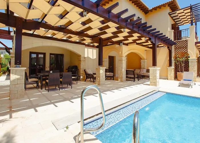 Luxury Elite Aj05 Complete With A Private, Climate Controlled Pool And A Relaxing Outdoor Jacuzzi, Aphrodite Hills Villa