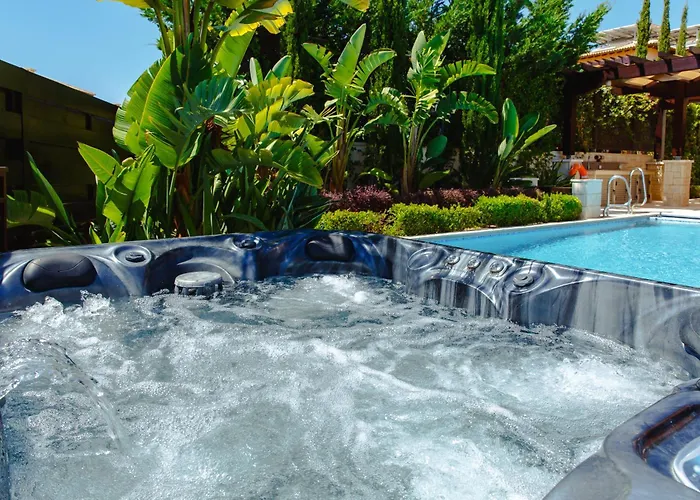 Luxury Elite Aj05 Complete With A Private, Climate Controlled Pool And A Relaxing Outdoor Jacuzzi, Aphrodite Hills Villa
